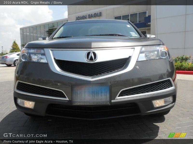 Grigio Metallic / Ebony 2010 Acura MDX