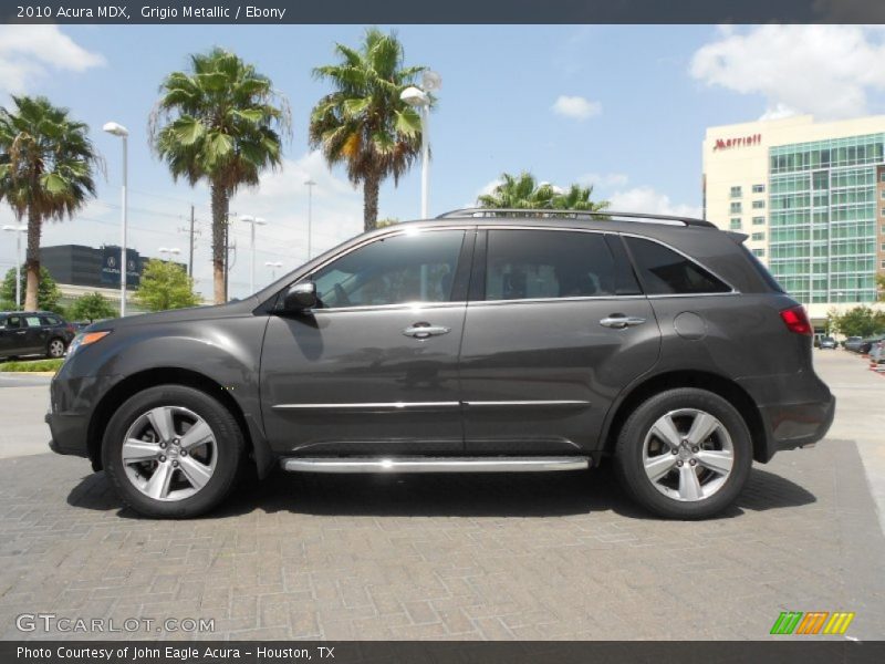 Grigio Metallic / Ebony 2010 Acura MDX