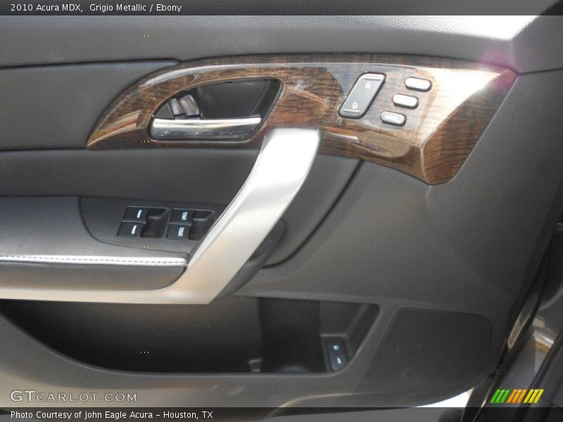 Grigio Metallic / Ebony 2010 Acura MDX
