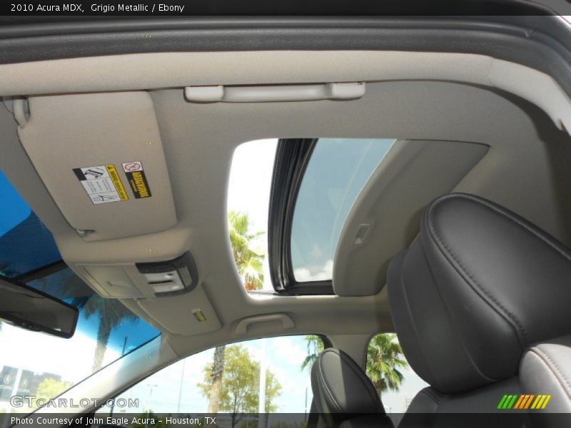 Grigio Metallic / Ebony 2010 Acura MDX