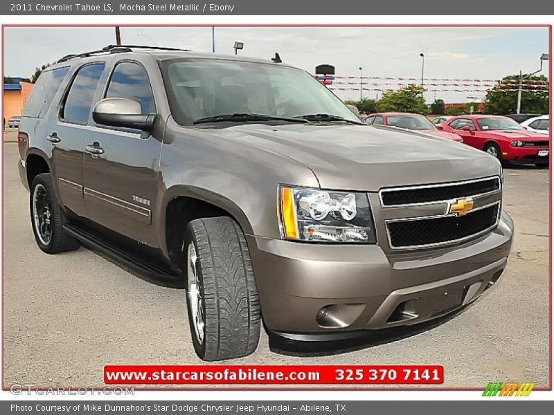 Mocha Steel Metallic / Ebony 2011 Chevrolet Tahoe LS