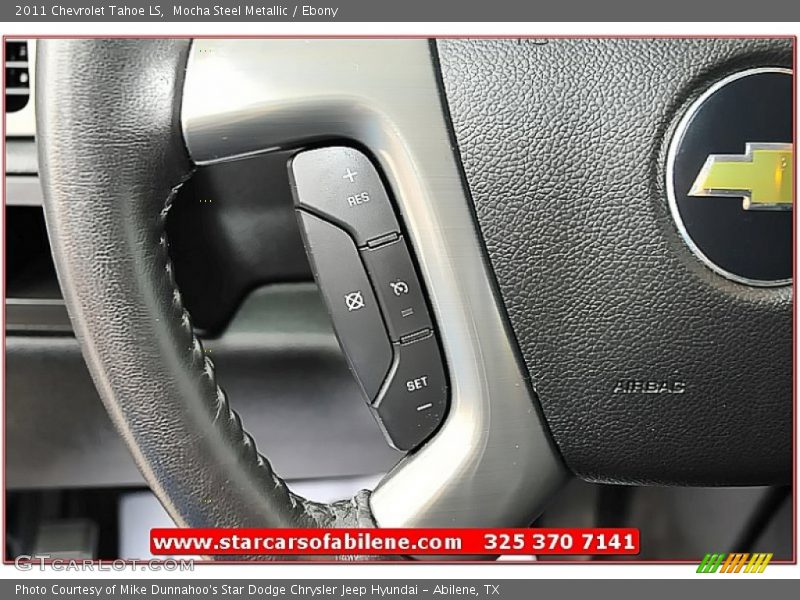 Mocha Steel Metallic / Ebony 2011 Chevrolet Tahoe LS