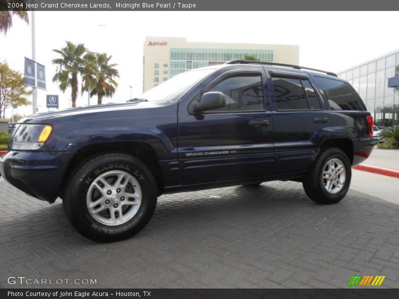 Midnight Blue Pearl / Taupe 2004 Jeep Grand Cherokee Laredo