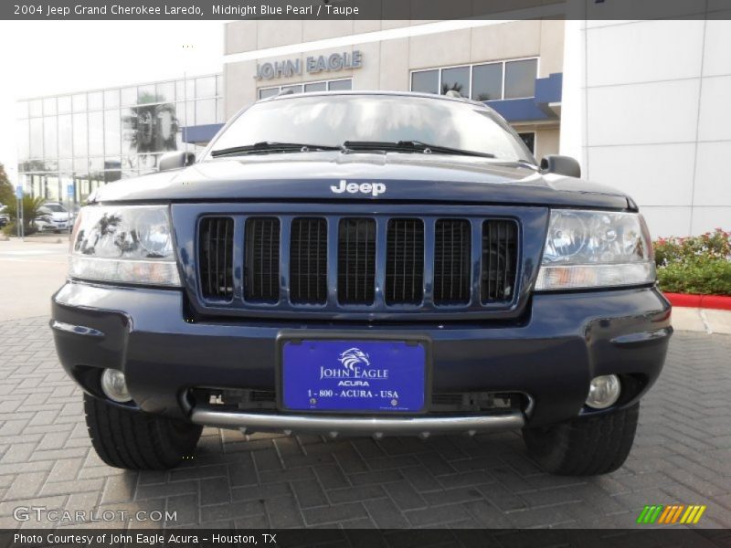 Midnight Blue Pearl / Taupe 2004 Jeep Grand Cherokee Laredo