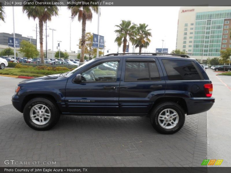 Midnight Blue Pearl / Taupe 2004 Jeep Grand Cherokee Laredo