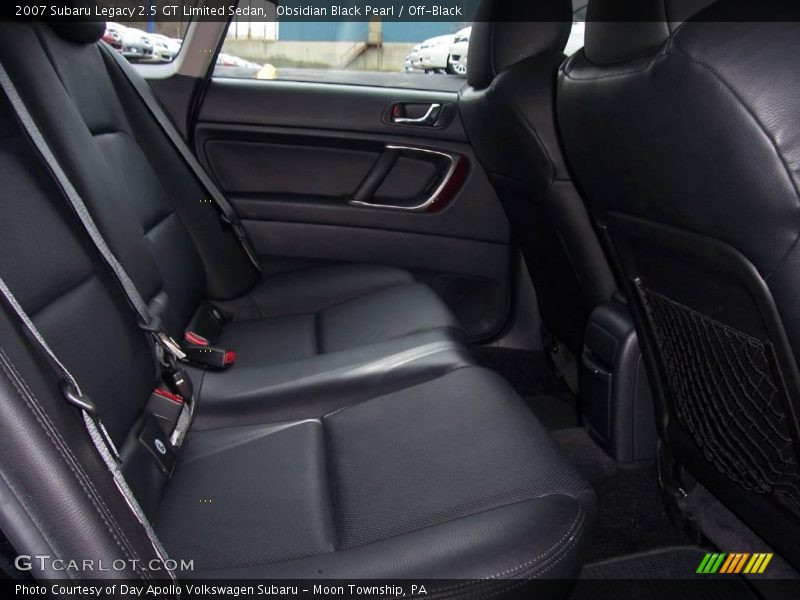 Obsidian Black Pearl / Off-Black 2007 Subaru Legacy 2.5 GT Limited Sedan