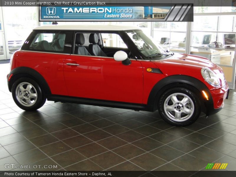 Chili Red / Grey/Carbon Black 2010 Mini Cooper Hardtop