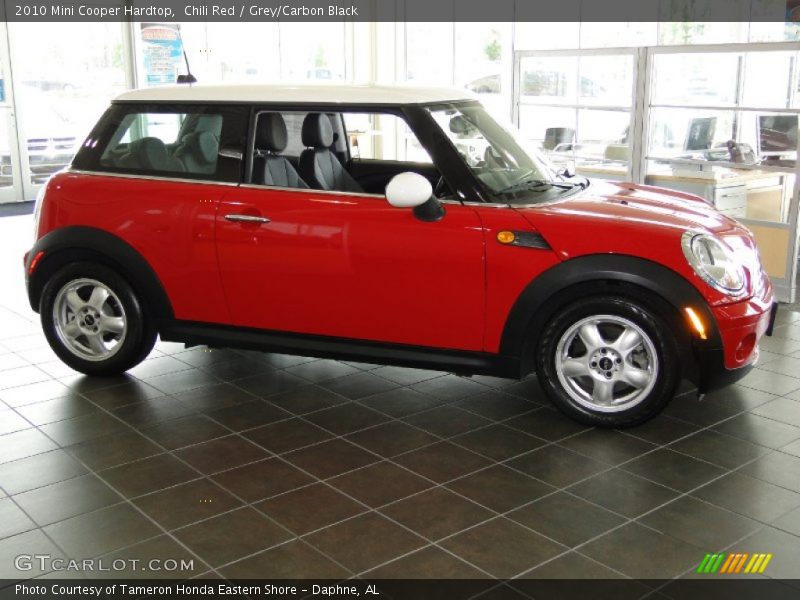 Chili Red / Grey/Carbon Black 2010 Mini Cooper Hardtop