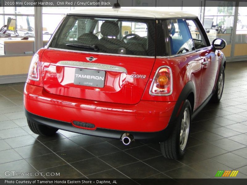 Chili Red / Grey/Carbon Black 2010 Mini Cooper Hardtop