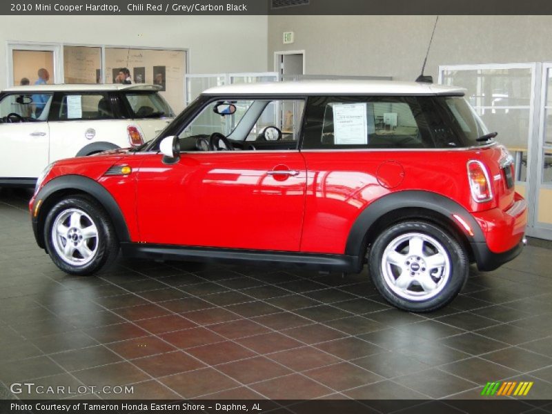 Chili Red / Grey/Carbon Black 2010 Mini Cooper Hardtop