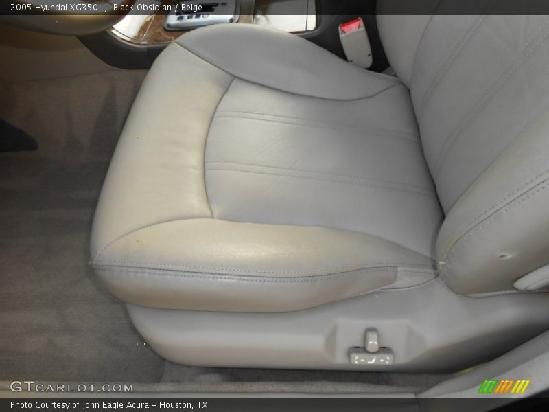 Black Obsidian / Beige 2005 Hyundai XG350 L