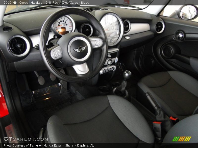 Chili Red / Grey/Carbon Black 2010 Mini Cooper Hardtop