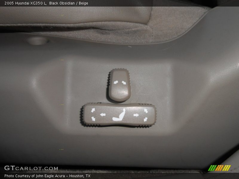 Black Obsidian / Beige 2005 Hyundai XG350 L