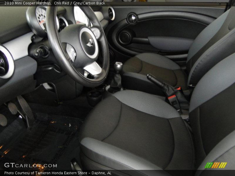Chili Red / Grey/Carbon Black 2010 Mini Cooper Hardtop