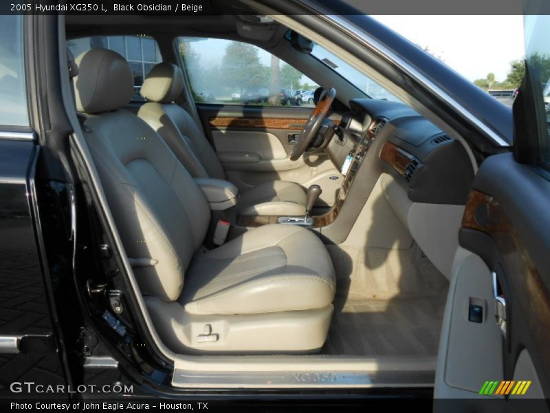 Black Obsidian / Beige 2005 Hyundai XG350 L