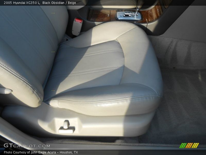 Black Obsidian / Beige 2005 Hyundai XG350 L