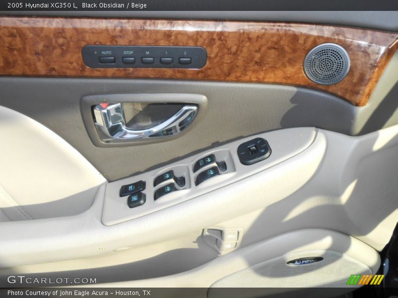 Black Obsidian / Beige 2005 Hyundai XG350 L