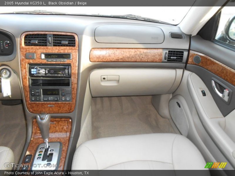 Black Obsidian / Beige 2005 Hyundai XG350 L