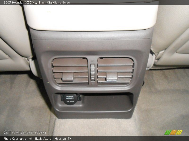 Black Obsidian / Beige 2005 Hyundai XG350 L