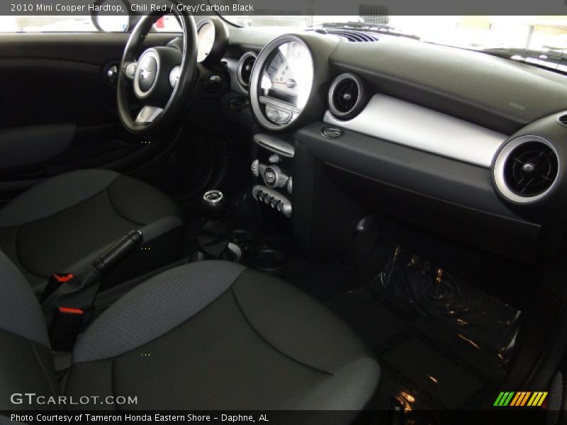 Chili Red / Grey/Carbon Black 2010 Mini Cooper Hardtop