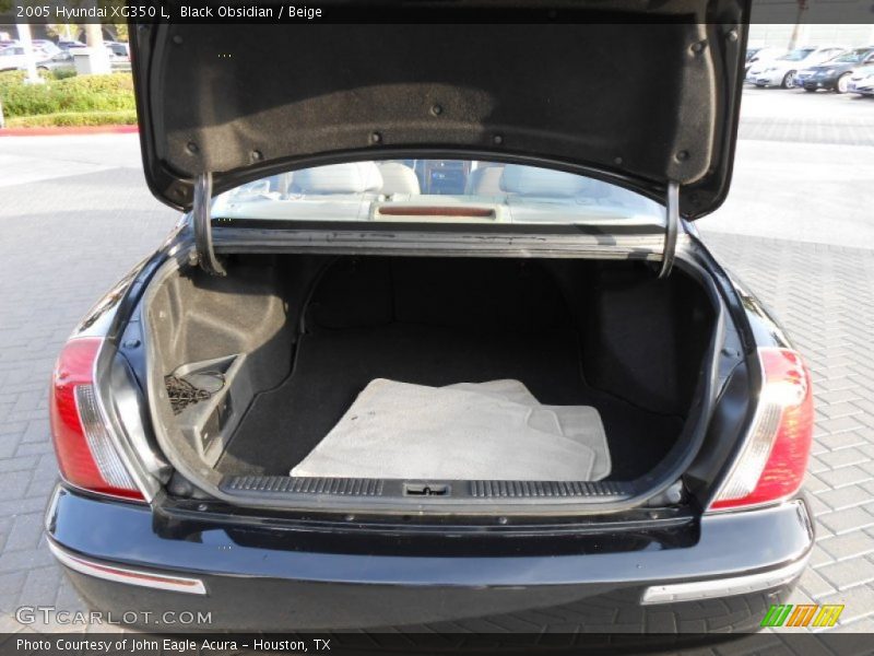 Black Obsidian / Beige 2005 Hyundai XG350 L