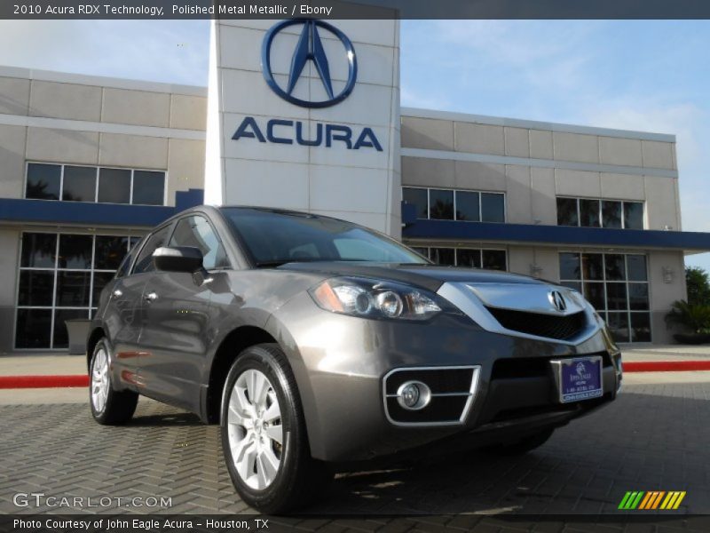 Polished Metal Metallic / Ebony 2010 Acura RDX Technology