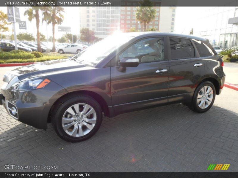 Polished Metal Metallic / Ebony 2010 Acura RDX Technology