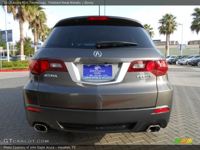 Polished Metal Metallic / Ebony 2010 Acura RDX Technology
