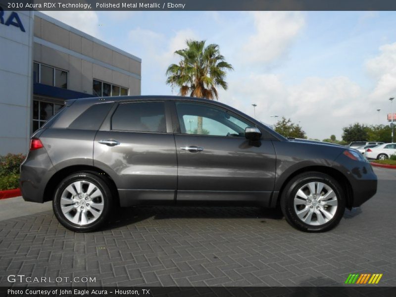 Polished Metal Metallic / Ebony 2010 Acura RDX Technology