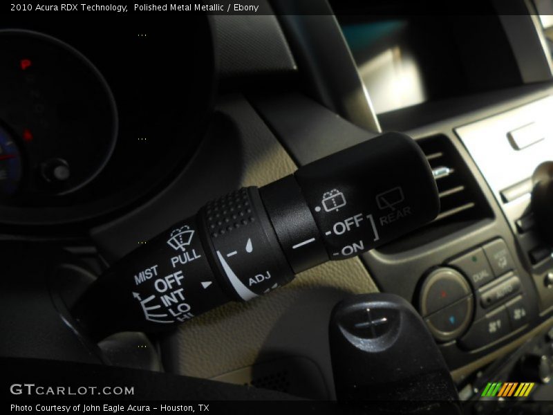 Polished Metal Metallic / Ebony 2010 Acura RDX Technology