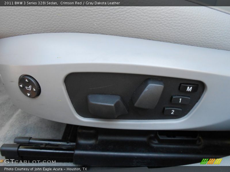 Crimson Red / Gray Dakota Leather 2011 BMW 3 Series 328i Sedan