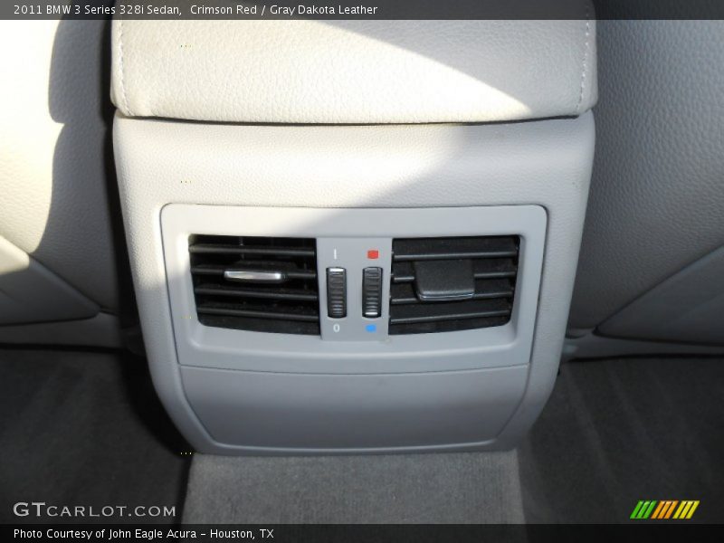 Crimson Red / Gray Dakota Leather 2011 BMW 3 Series 328i Sedan