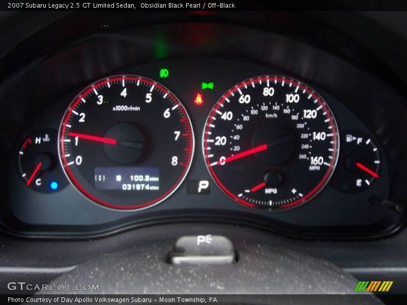 Obsidian Black Pearl / Off-Black 2007 Subaru Legacy 2.5 GT Limited Sedan