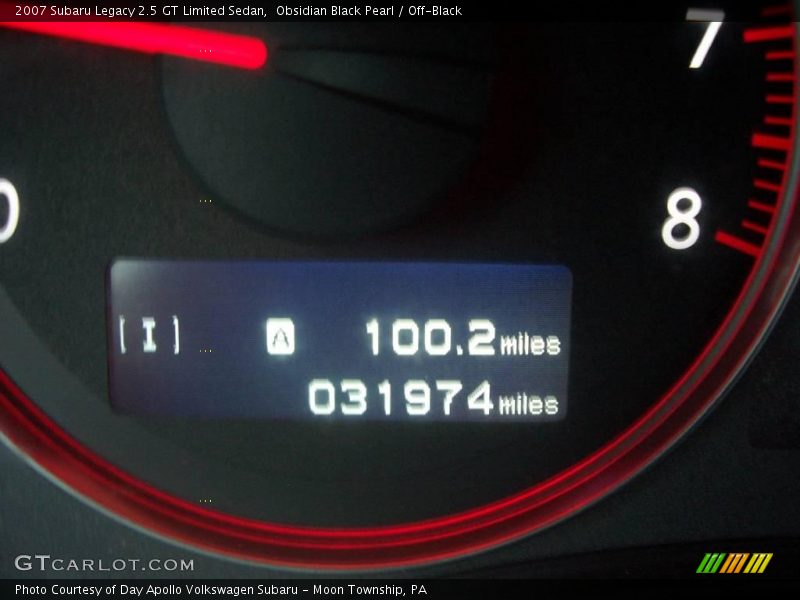 Obsidian Black Pearl / Off-Black 2007 Subaru Legacy 2.5 GT Limited Sedan
