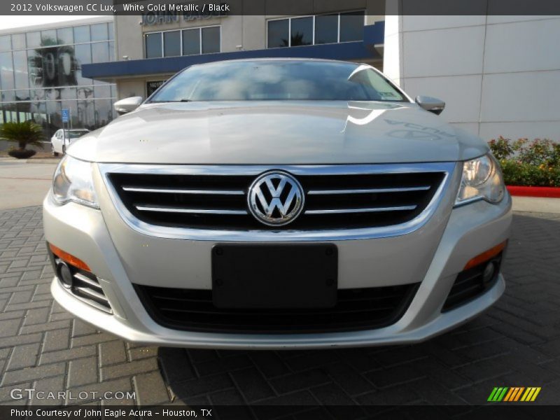 White Gold Metallic / Black 2012 Volkswagen CC Lux