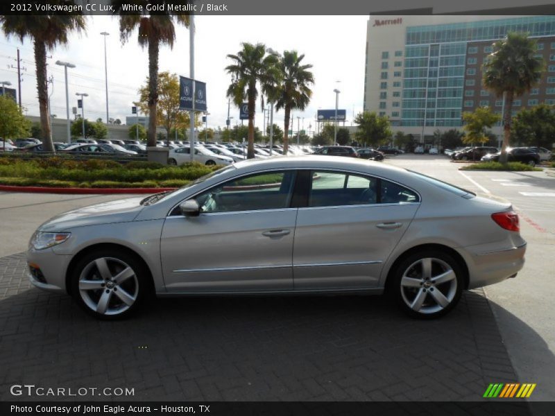 White Gold Metallic / Black 2012 Volkswagen CC Lux