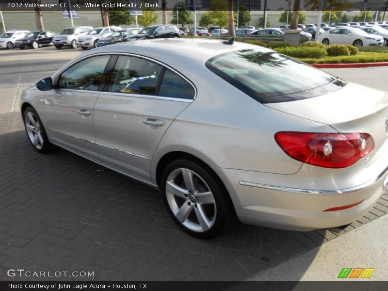 White Gold Metallic / Black 2012 Volkswagen CC Lux