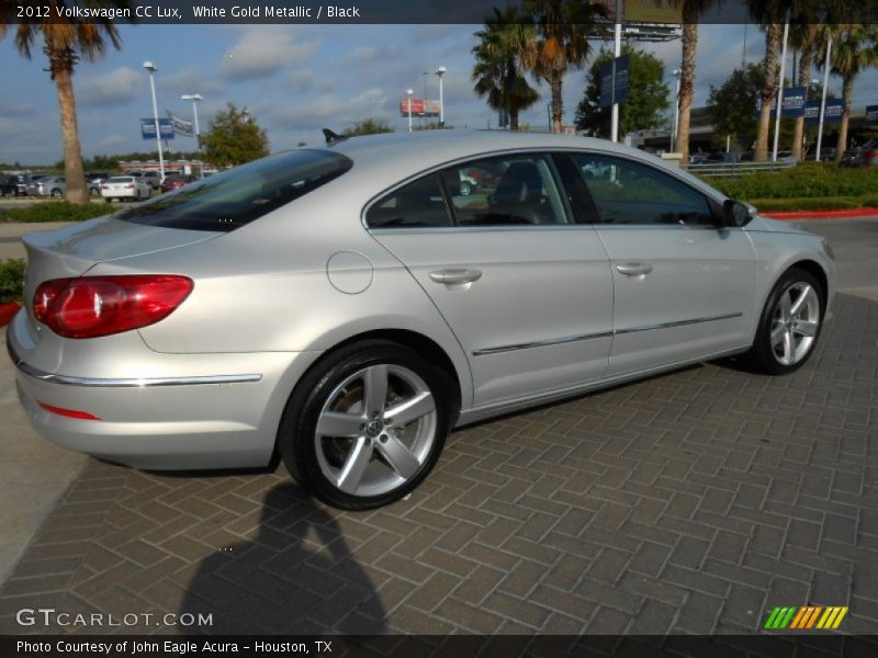 White Gold Metallic / Black 2012 Volkswagen CC Lux