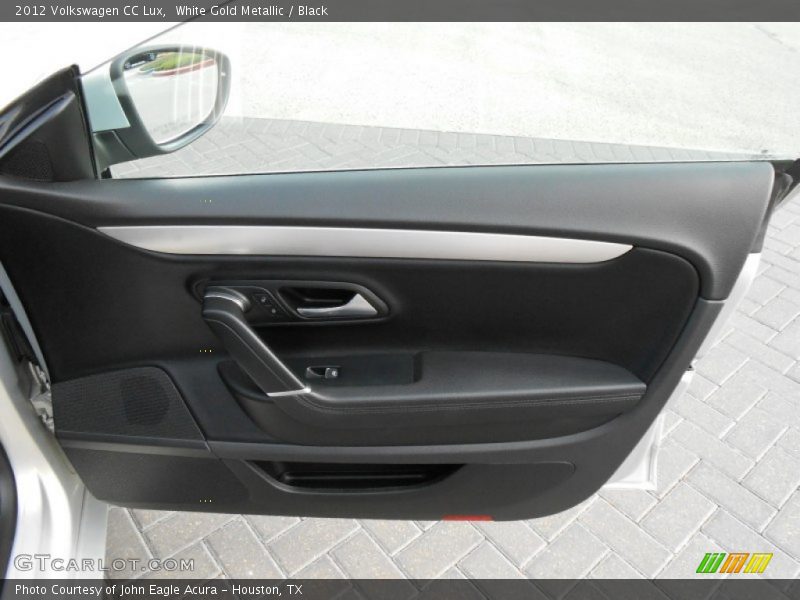 White Gold Metallic / Black 2012 Volkswagen CC Lux