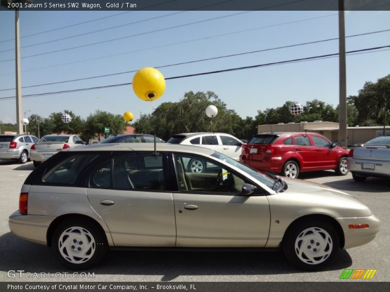 Gold / Tan 2001 Saturn S Series SW2 Wagon