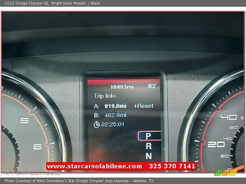 Bright Silver Metallic / Black 2012 Dodge Charger SE