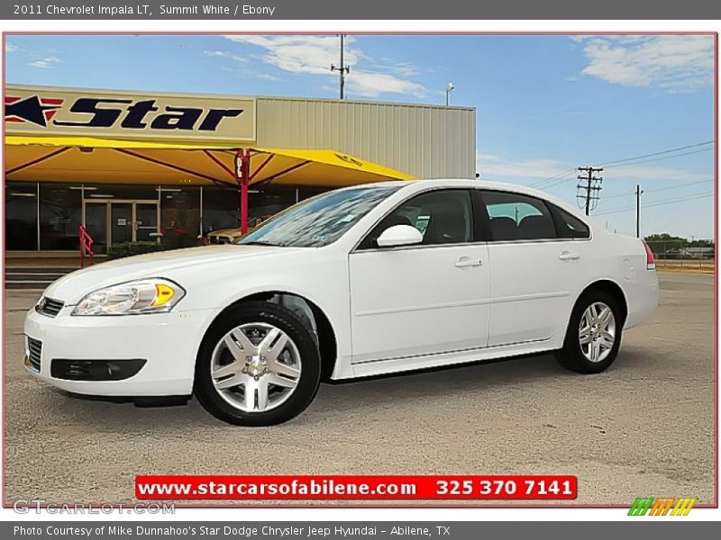 Summit White / Ebony 2011 Chevrolet Impala LT