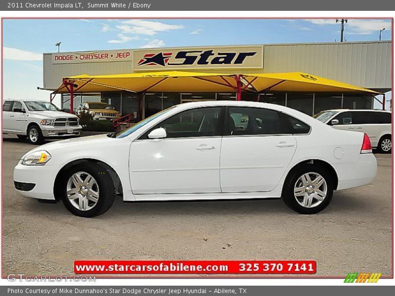 Summit White / Ebony 2011 Chevrolet Impala LT