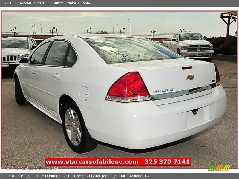 Summit White / Ebony 2011 Chevrolet Impala LT