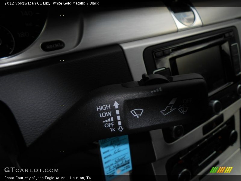 White Gold Metallic / Black 2012 Volkswagen CC Lux