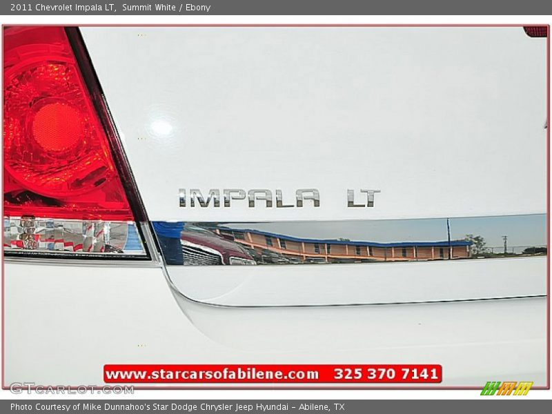 Summit White / Ebony 2011 Chevrolet Impala LT