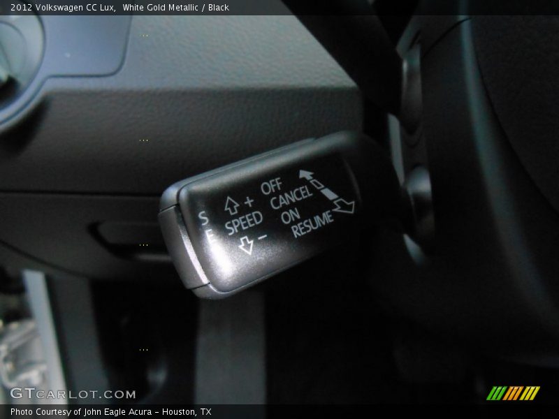 White Gold Metallic / Black 2012 Volkswagen CC Lux