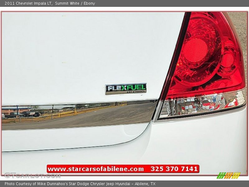 Summit White / Ebony 2011 Chevrolet Impala LT