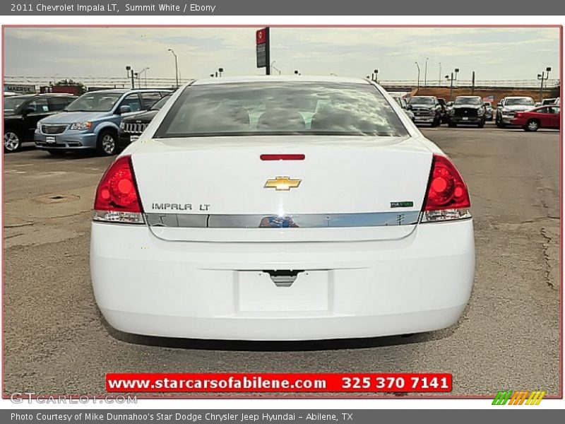 Summit White / Ebony 2011 Chevrolet Impala LT