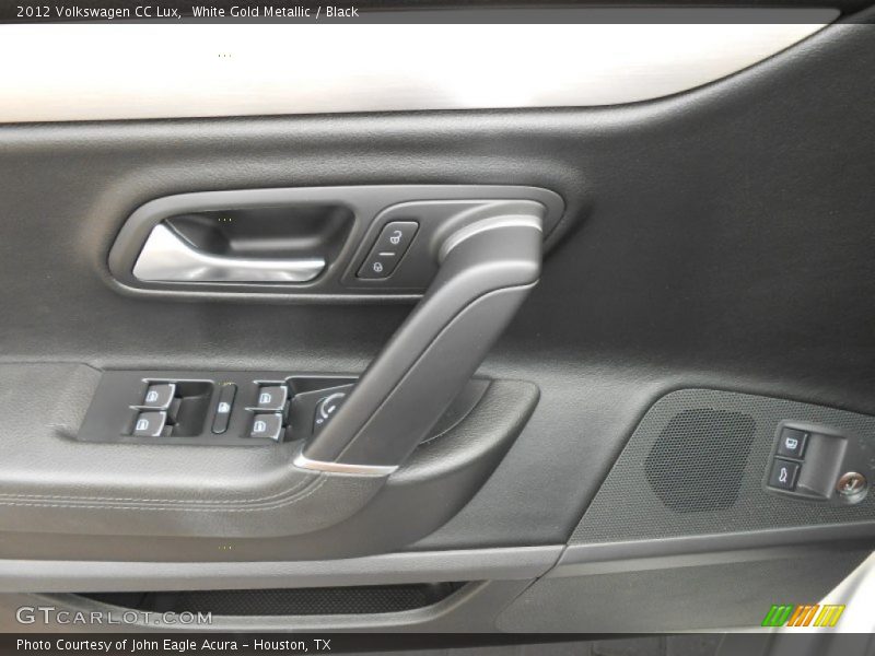 White Gold Metallic / Black 2012 Volkswagen CC Lux